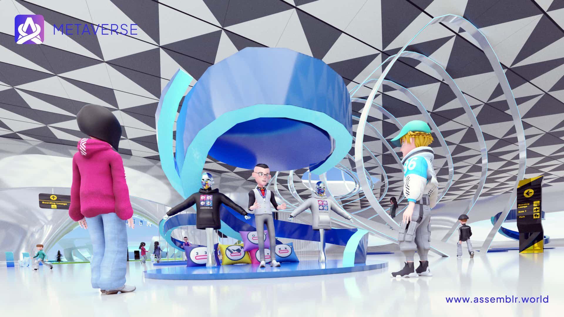 Assemblr Metaverse Virtual Space feature